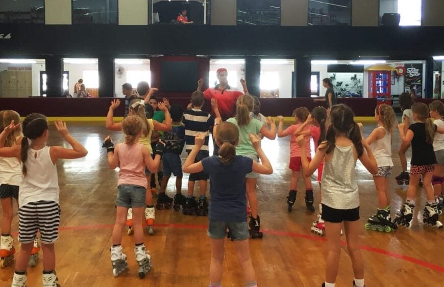 Stafford Skate Centre children and staff