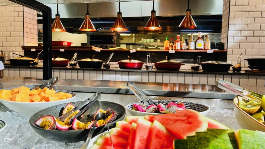 buffet breakfast at Rydges Fortitude Valley